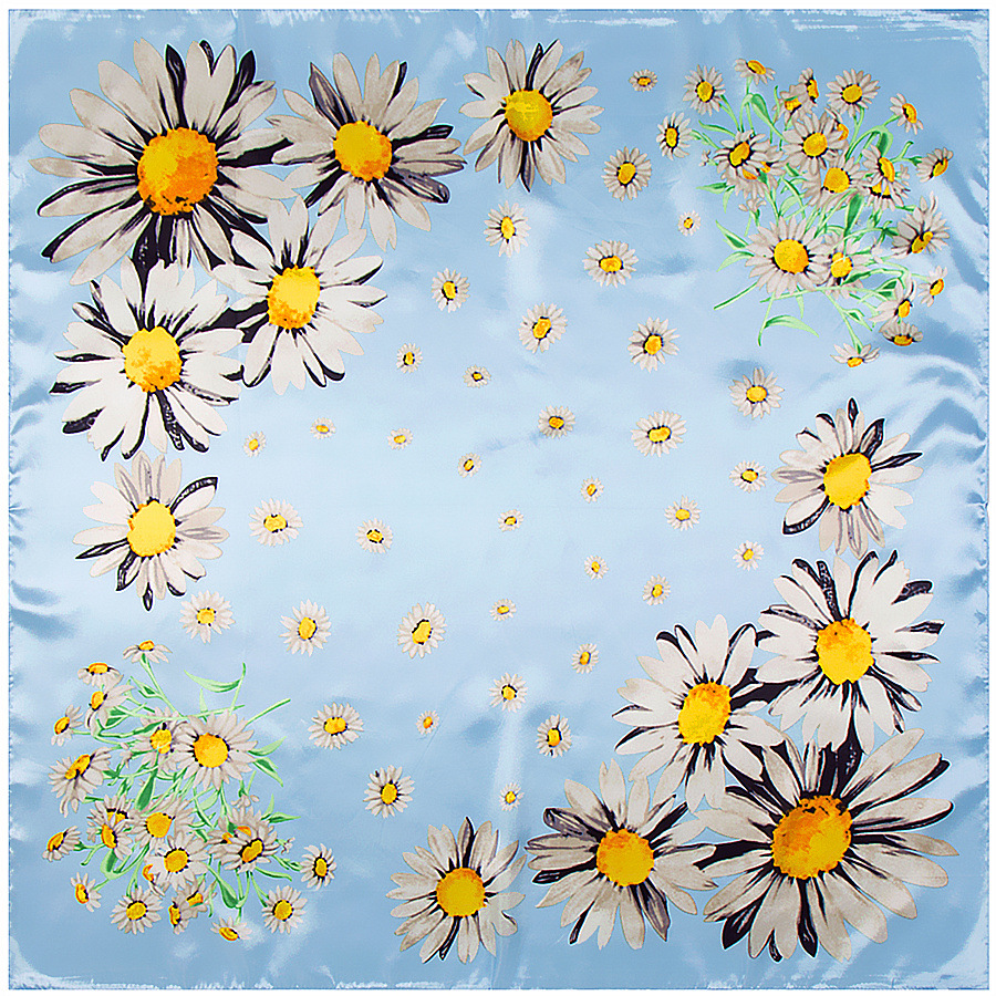 Mai Tong scarves 90cm * 90cm new small daisy flower lady silk scarves large square scarf 04
Mai Tong scarves 90cm * 90cm new small daisy flower lady silk scarves large square scarf 04