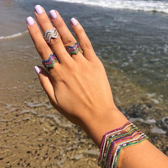 women colorful stack bangle bracelet 2024 new fashion jewelry micro pave cz 1 raw band high quality gold plated fashion bracelet