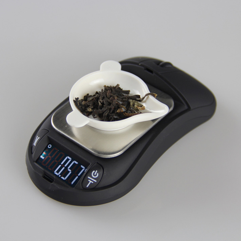 Mini Mouse Type Electronic Scales Portable Jewelry Scale High Precision Pocket Baking Scales Weighing Scalees 200g/0.01g