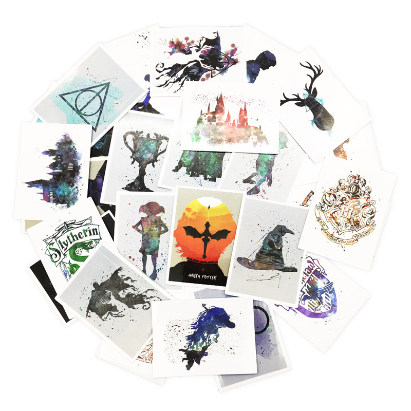 25pcs/Set Cartoon Classic Harries Stickers for Luggage Skateboard Laptop Macbook Bike Sticker Refrigerator Stationery Waterproof Stickers