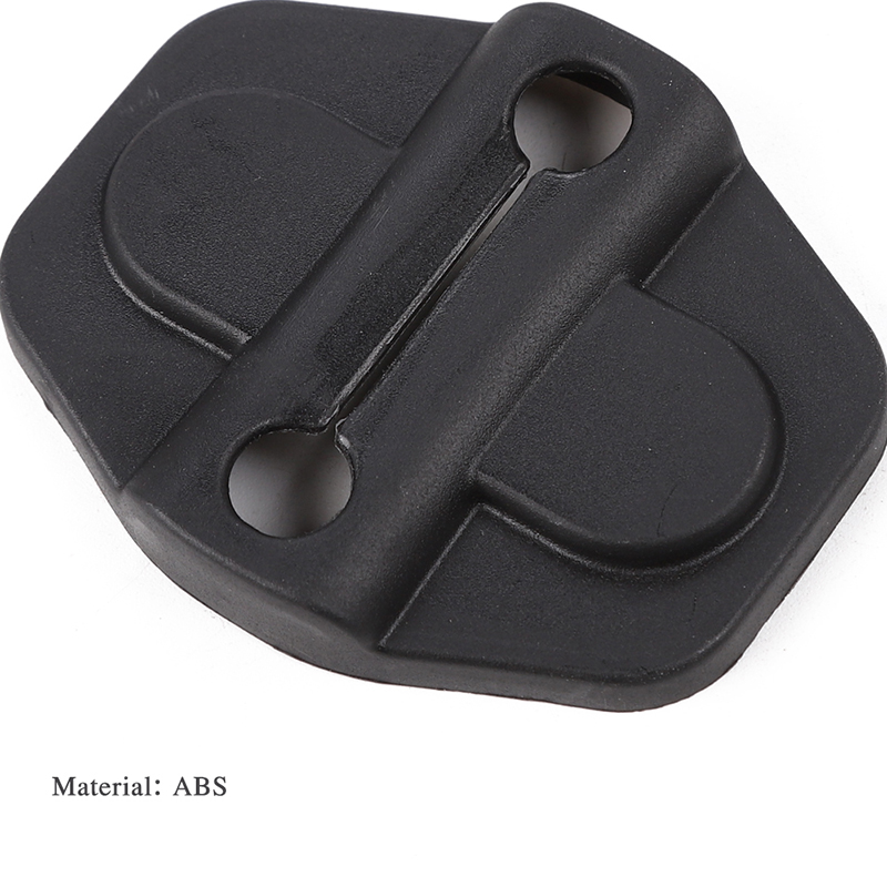 Black ABS Lock Cover Protection Cap Decoration Cover Fit for Jeep Wrangler JL Auto Interior Accessories