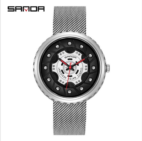 New Men's watches Mesh Belt Business Quartz Hollow Large Dial Fashion Personality Trend Watch
New Men's watches Mesh Belt Business Quartz Hollow Large Dial Fashion Personality Trend Watch
