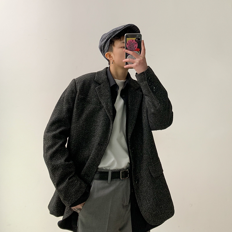 2020 New Spring And Autumn Japanese Harajuku Style Men's Casual Small Suit Handsome Jacket Comfortable High Quality -2XL, Dark grey
2020 New Spring And Autumn Japanese Harajuku Style Men's Casual Small Suit Handsome Jacket Comfortable High Quality -2XL, Dark grey