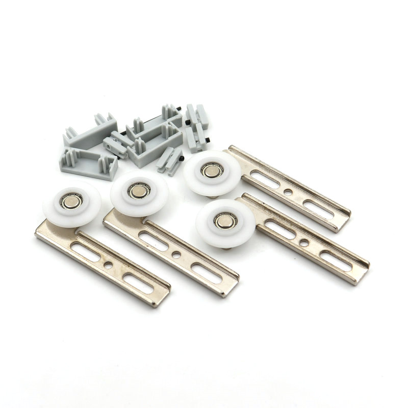 Wardrobe Closet Sliding Door Wheel Furniture Caster Side-Mounted Pulley Sheave Drawer External Mounting Cabinet