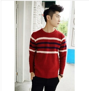 O-Neck Men Knitted Pullover Woolen Sweater Korean Style Mens Long Sleeve Pullover Striped Mens Designer Sweater, Beige
O-Neck Men Knitted Pullover Woolen Sweater Korean Style Mens Long Sleeve Pullover Striped Mens Designer Sweater, Beige