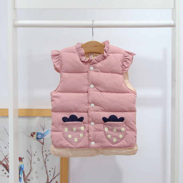 winter new baby thick coat vest lotus leaf collar beautiful girl cute strawberry candy color shirt girl coat, Red
winter new baby thick coat vest lotus leaf collar beautiful girl cute strawberry candy color shirt girl coat, Red