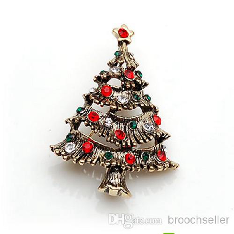 Antique Gold Multicolored Rhinestone Crystal Diamante Christmas Pin Brooch, Gray
Antique Gold Multicolored Rhinestone Crystal Diamante Christmas Pin Brooch, Gray
