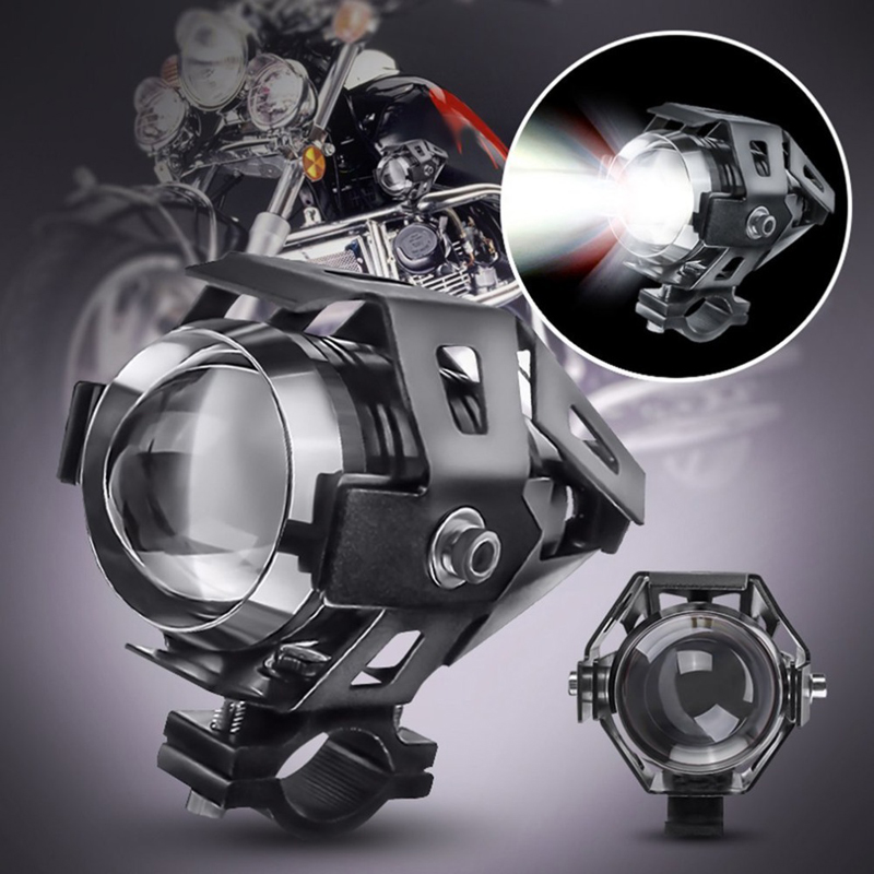 Hot Selling Motorcycle Headlights U7 Led Moto Light DRL Headlamp Motorbike Auxiliary Lamp Fog Spotlights Universal