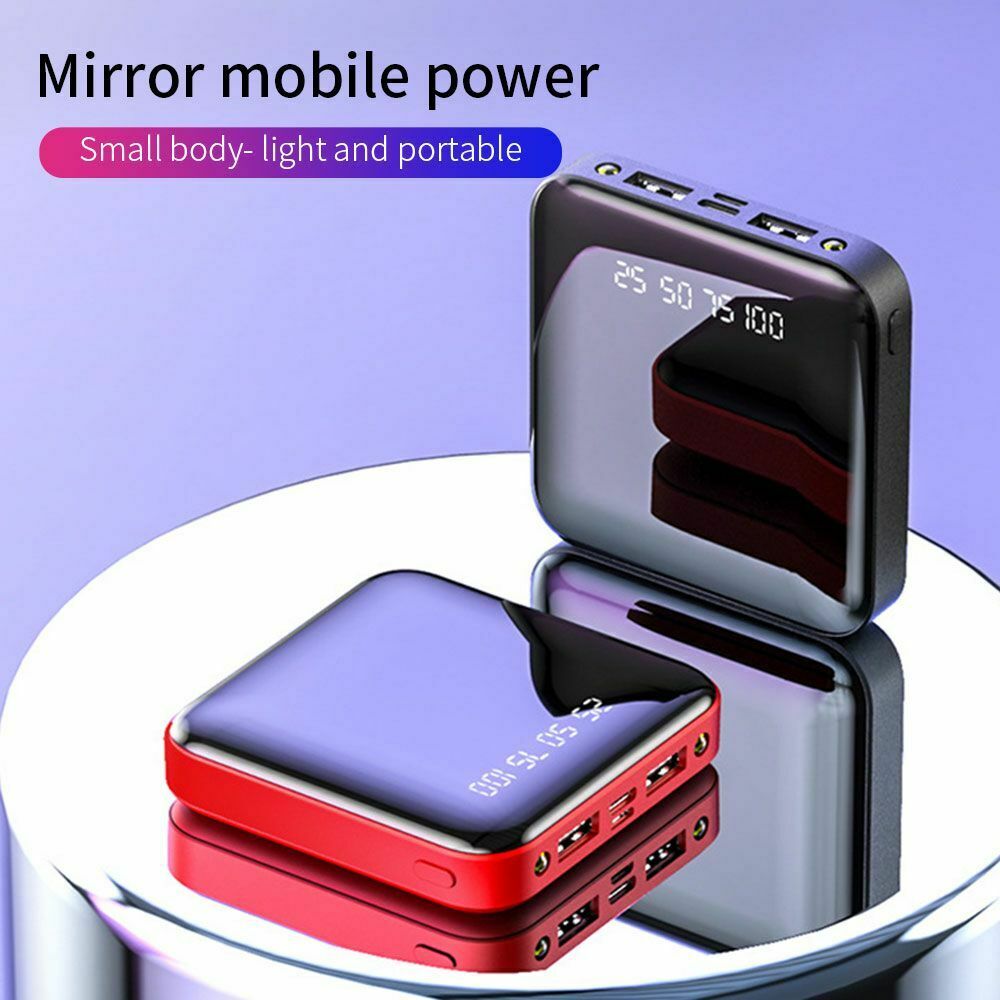 Mini Power Bank 20000mAh Mirror Screen Poverbank External Battery Portable Charger Powerbank
Mini Power Bank 20000mAh Mirror Screen Poverbank External Battery Portable Charger Powerbank