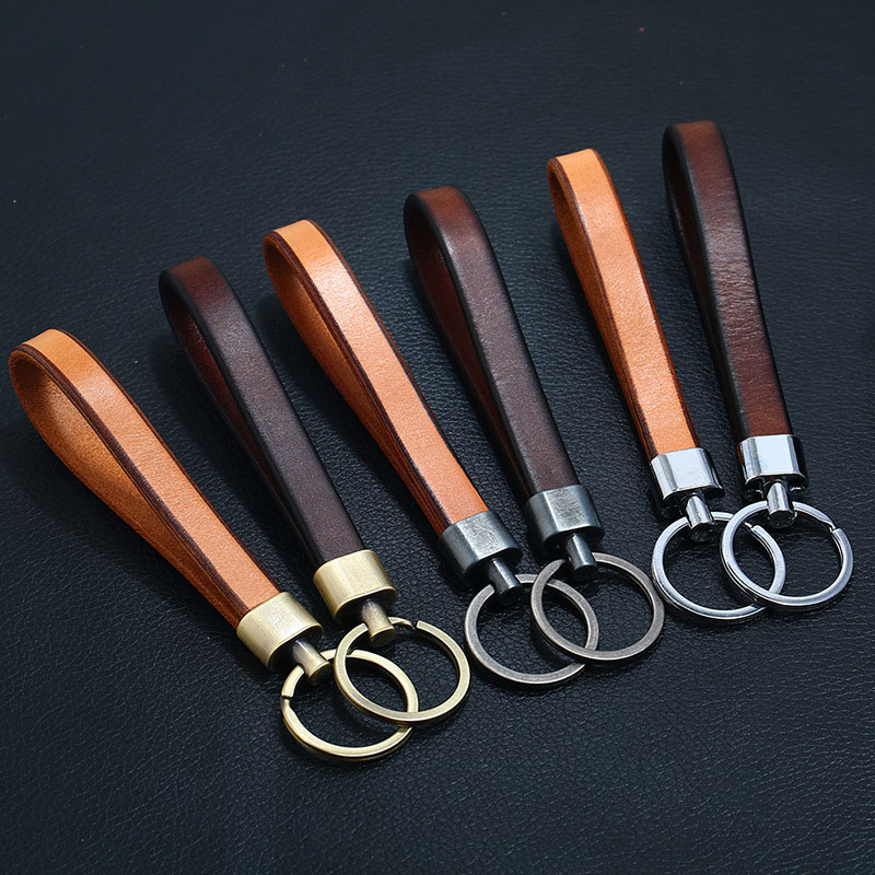 New Key Buckle Fashion Handmade Leather Keychains Mens Women Bag Car Charm Pendant Accessories Free Shipping
New Key Buckle Fashion Handmade Leather Keychains Mens Women Bag Car Charm Pendant Accessories Free Shipping
