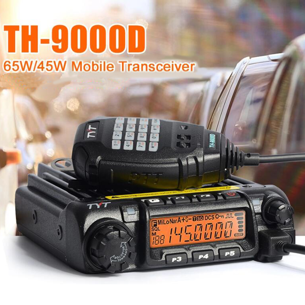 Latest Version TYT TH-9000D Mobile Radio VHF136-174MHz or UHF400-490MHz Walkie Talkie 60W/45W TH9000D от DHgate WW