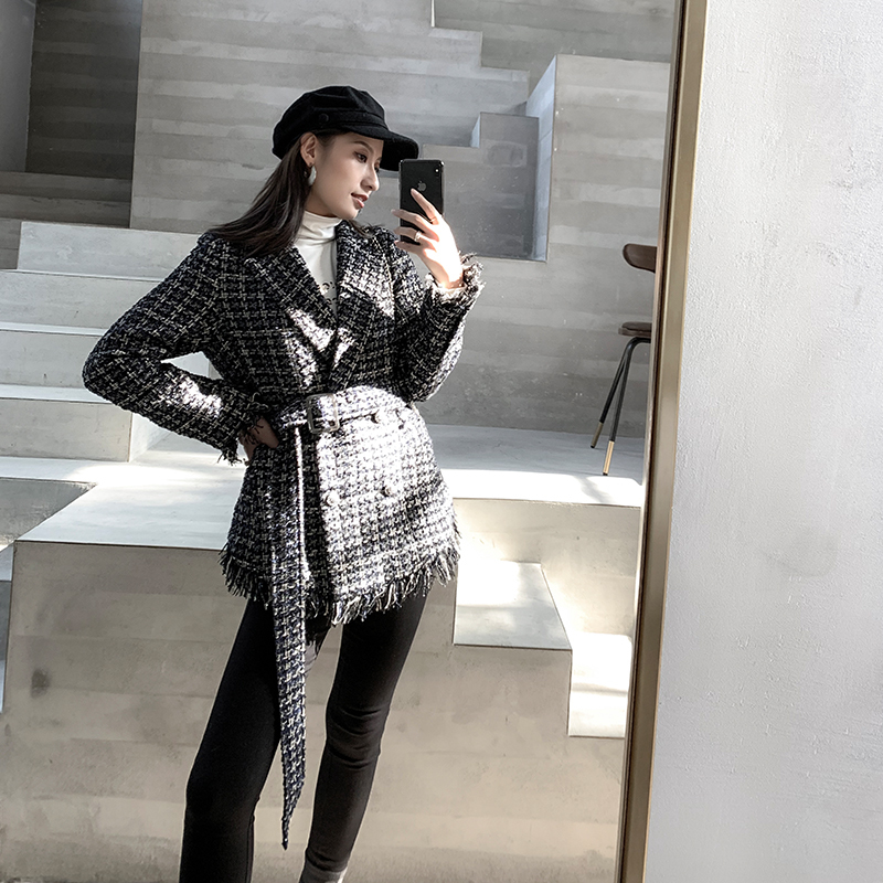 2019 Small Real Design Feel Small Man' Suit Tassels Goddess Skinny Suit Loose Coat Woman Blazer 0103, Charm blue
2019 Small Real Design Feel Small Man' Suit Tassels Goddess Skinny Suit Loose Coat Woman Blazer 0103, Charm blue