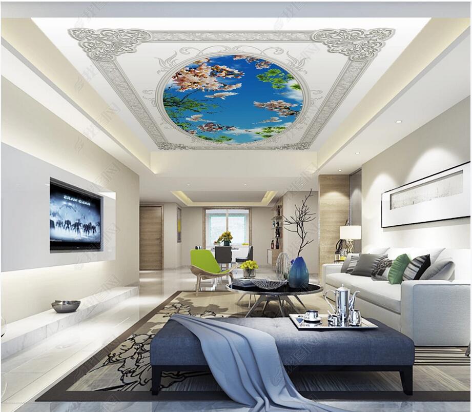 Custom home decoration ceiling mural European relief pattern fresh blue sky flower branch ceiling zenith wall murals 3d landscapes room, Non-woven
Custom home decoration ceiling mural European relief pattern fresh blue sky flower branch ceiling zenith wall murals 3d landscapes room, Non-woven