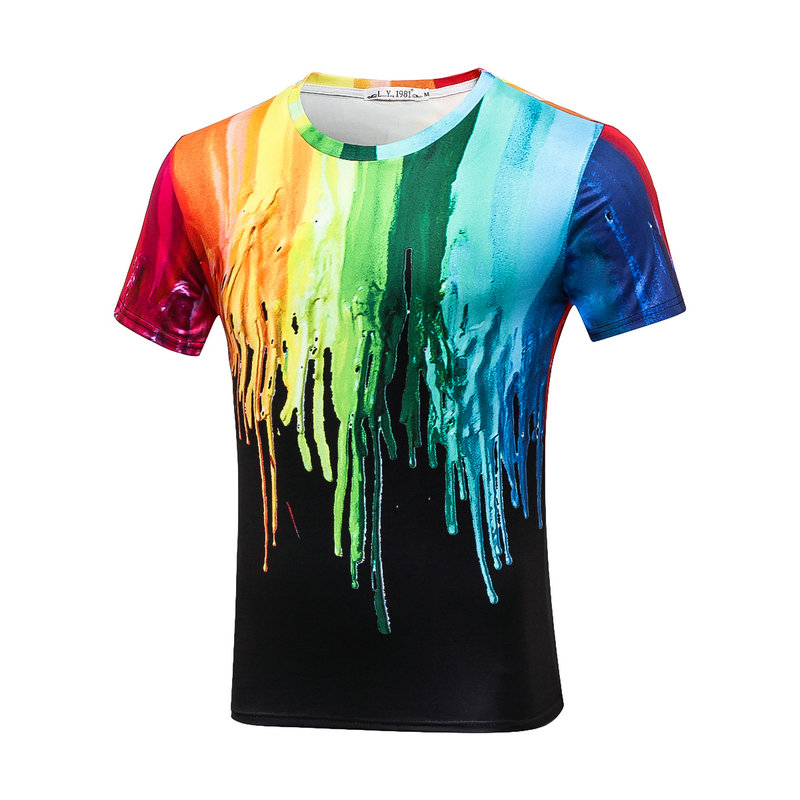 Plus Size 3XL Stretch Sport Tee Funny 3D T-shirts Men Splashed Paint Ink T shirts Long Sleeve Round Neck Printed Quick Dry Tops, Black
Plus Size 3XL Stretch Sport Tee Funny 3D T-shirts Men Splashed Paint Ink T shirts Long Sleeve Round Neck Printed Quick Dry Tops, Black