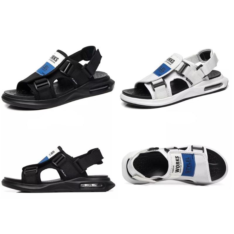 summer casual men elastic air cushion sandals hipster buckle slippers comfortable non-slip wear-resistant sandals women1