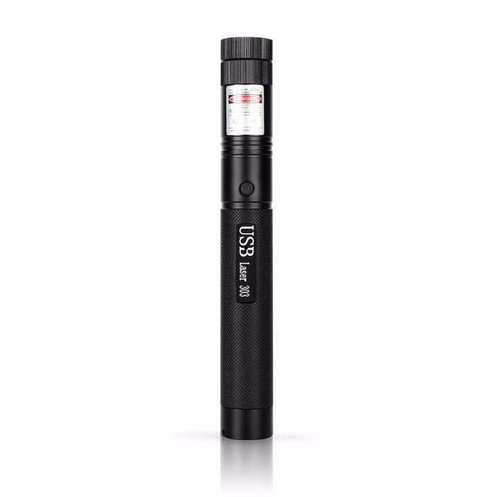 Laser Pointer USB Charging 303 High Power 5 MW Dot Green Laser Pen Single Point Starry Burning Lazer High Quality