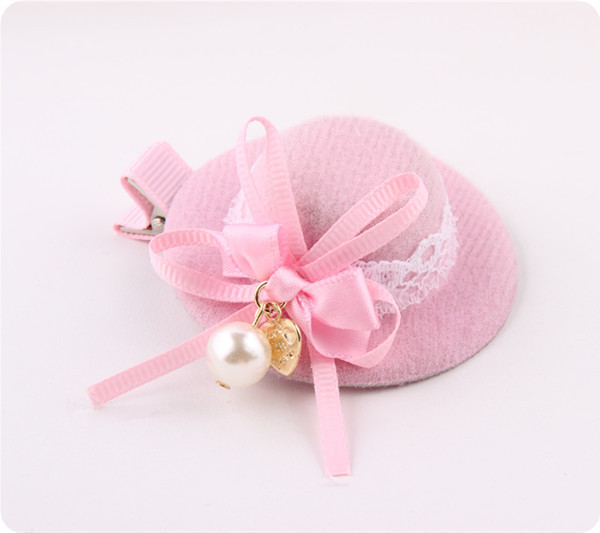 Mini Hat Baby Girls Hair Clip Barrette Style Accessories For Children Hair Hairclip Ornaments Hairpins Head Decorations Tiaras
