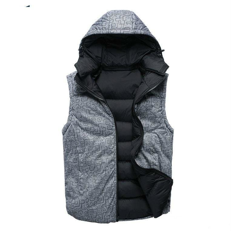 Fashion-Fall-Factory direct sales 90% white duck down Coat Men NF down Vest collar men's cultivate one's morality Down sleeveless jacket, Black;white
Fashion-Fall-Factory direct sales 90% white duck down Coat Men NF down Vest collar men's cultivate one's morality Down sleeveless jacket, Black;white