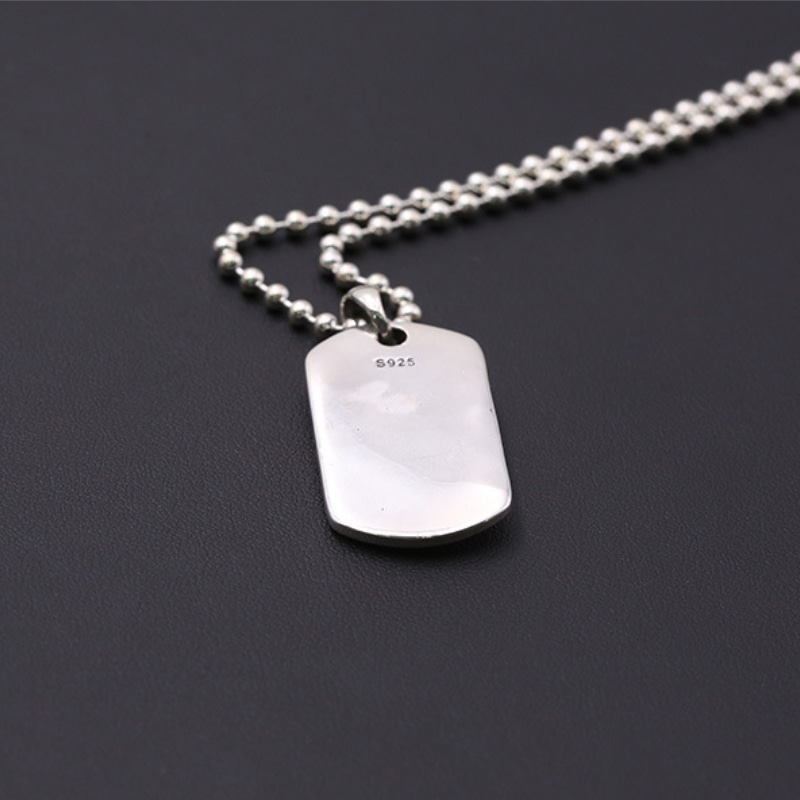 925 sterling silver handmade designer jewelry American European antique silver heart and crown necklace pendants for men