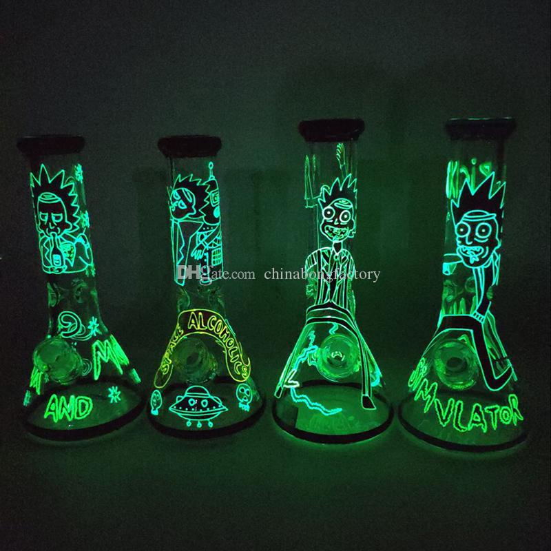 7mm 13 inch 1050g heavy bong hand painting thick glass water pipe glow in the dark glass beaker bubbler
7mm 13 inch 1050g heavy bong hand painting thick glass water pipe glow in the dark glass beaker bubbler