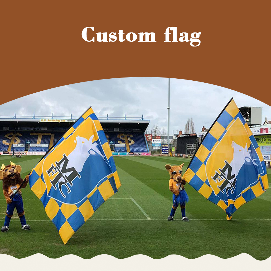 Custom Flag 4x6 FT Banner 120x180cm Sports Party Club Gift Digital Printing Polyester Advertising Indoor Outdoor Printed Flags and Banners