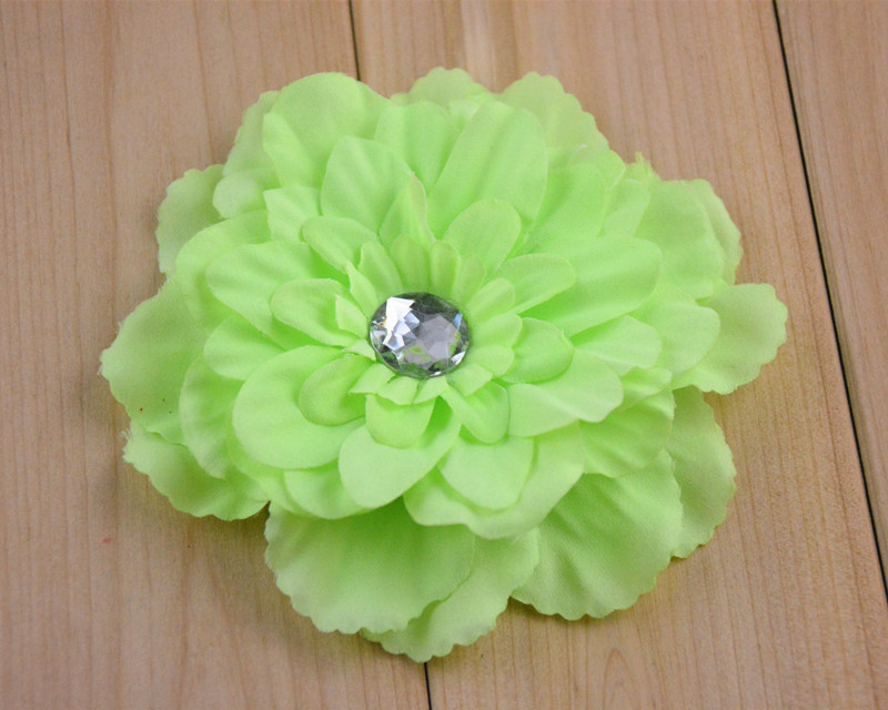 Girl 4" Peony Flower Hair Clip Baby beautiful Flowers barrettes for Girl Headbands Headwear Hair Accessories 50pcs