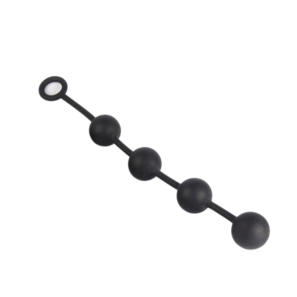 Silicone Anal Plug Vaginal Dilator Anal Beads Butt Plug With 4 Balls Expander Vibrant Sex Toys For Women Men