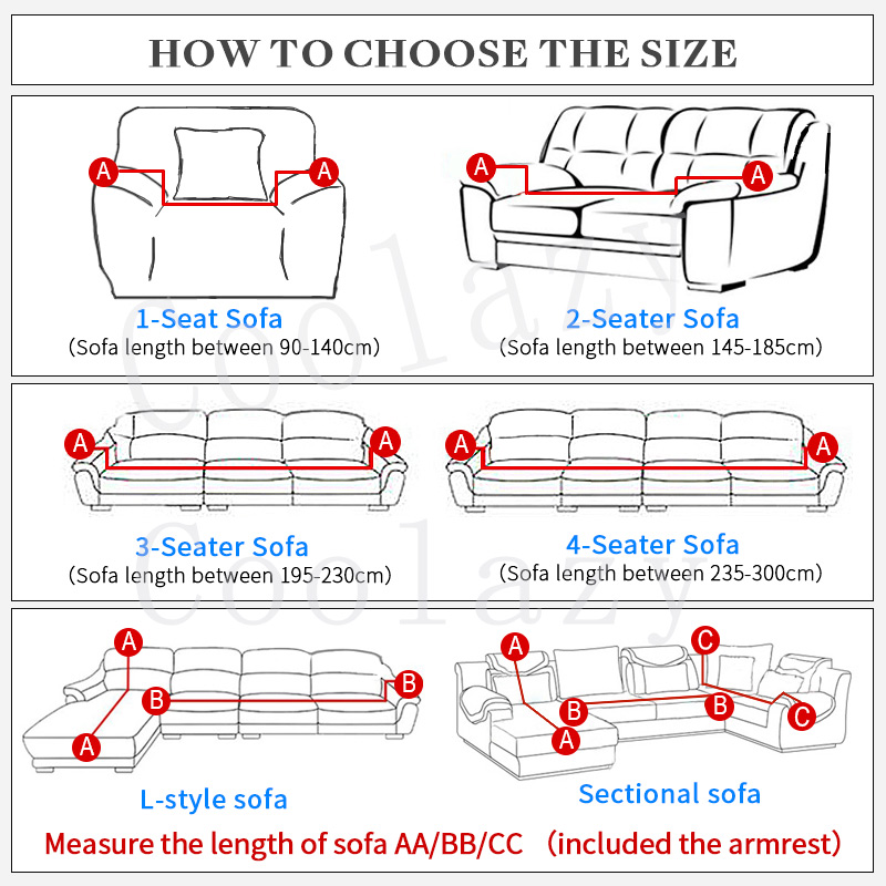 Nordic Style Slipcovers Sofa Cover Cotton Elastic Sofa Cover for Living Room Couch Towel Single/Two/Three/Four-seater