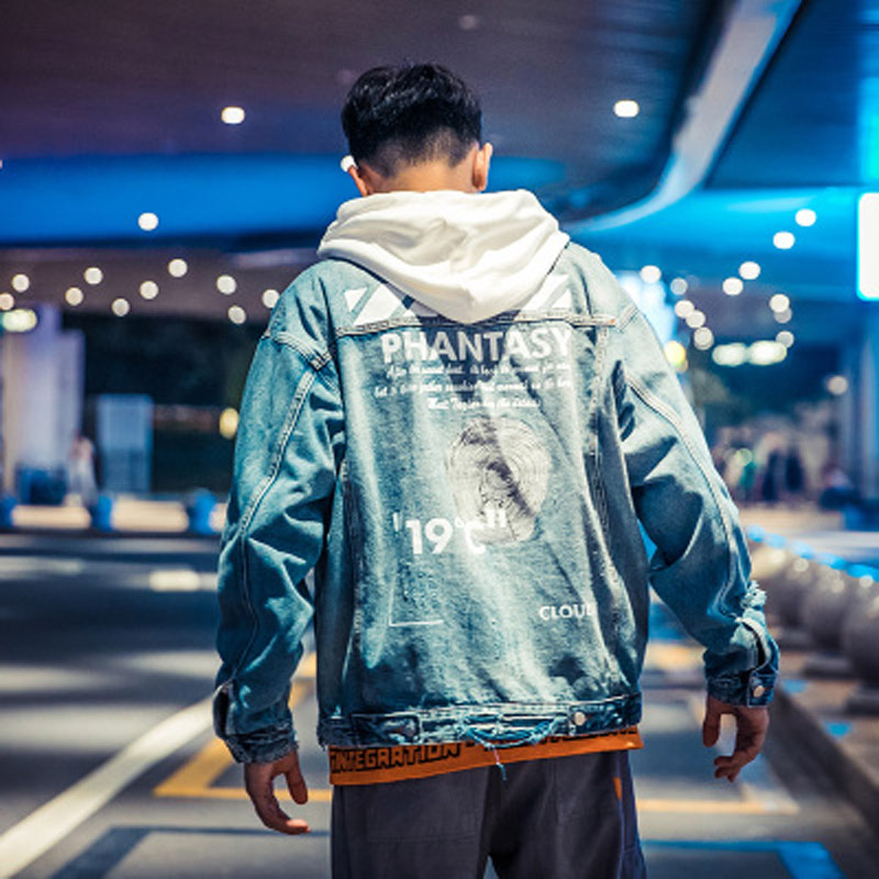 HFNF Slim Handsome Hole Slim Hip Hop Cowboy Jacket Coat Men Autumn Top Wear Outwaer Male Casual Jeans Jacket, Blue
HFNF Slim Handsome Hole Slim Hip Hop Cowboy Jacket Coat Men Autumn Top Wear Outwaer Male Casual Jeans Jacket, Blue