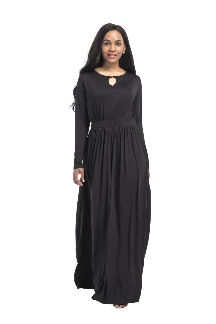 Floor-Length Sexy Woman Solid Dress 2018 Spring Summer Big Size Women Dresses Long Sleeve Women Clothes 2018, Dark blue
Floor-Length Sexy Woman Solid Dress 2018 Spring Summer Big Size Women Dresses Long Sleeve Women Clothes 2018, Dark blue