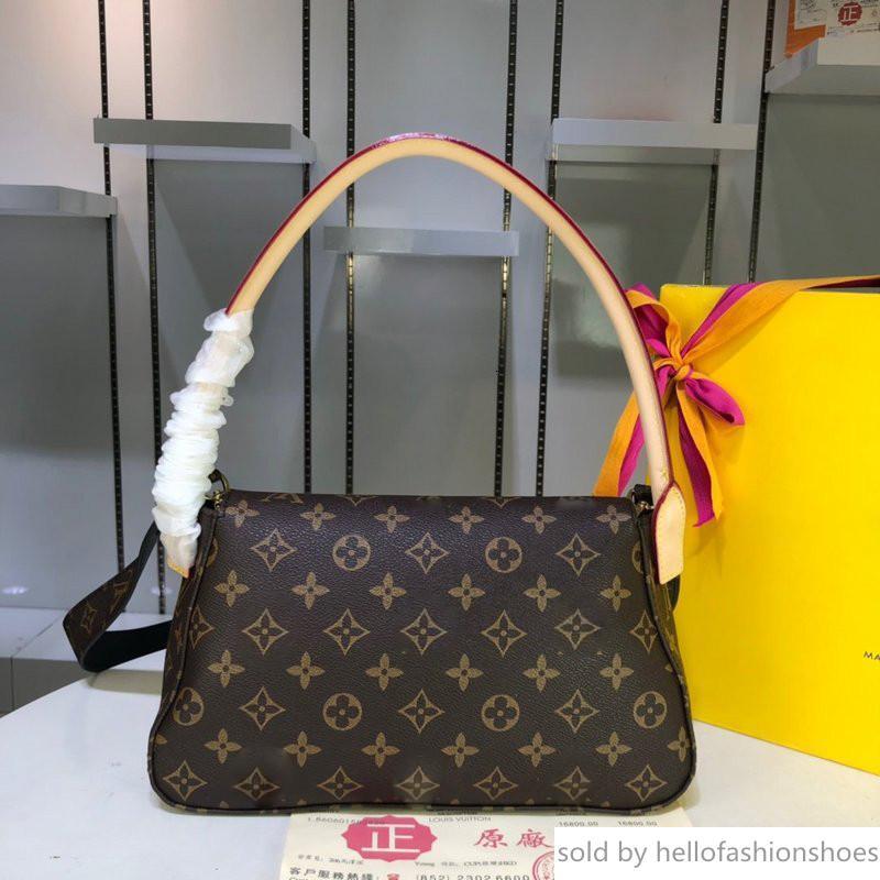Mini M51147 Looping Monogram Canvas Shoulder Bag Bella Size:28-18-9Cm-image