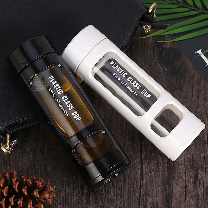 360ml Drinking Student Water Bottle Glass Bottle with Infuser Filter Travel Bottles Double-layer Anti-scalding Kettle
360ml Drinking Student Water Bottle Glass Bottle with Infuser Filter Travel Bottles Double-layer Anti-scalding Kettle
