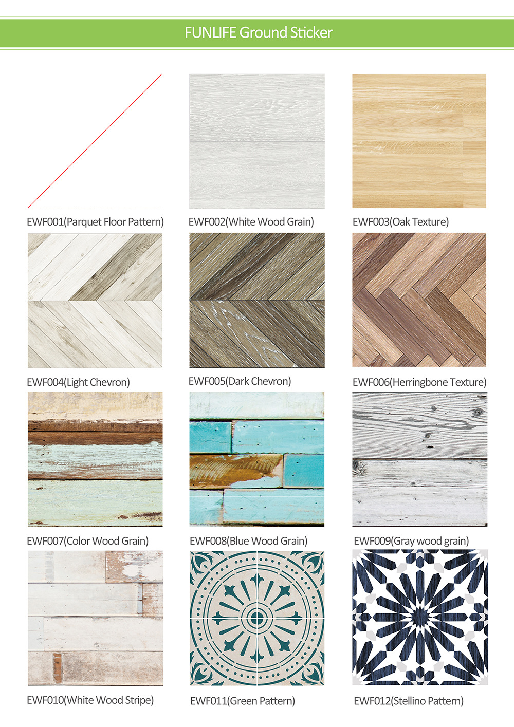 Household PVC Wall Stickers Self-adhesive Floor Tear Off Paste Floor Stickers Waterproof Wear-resistant Moisture Home Decor