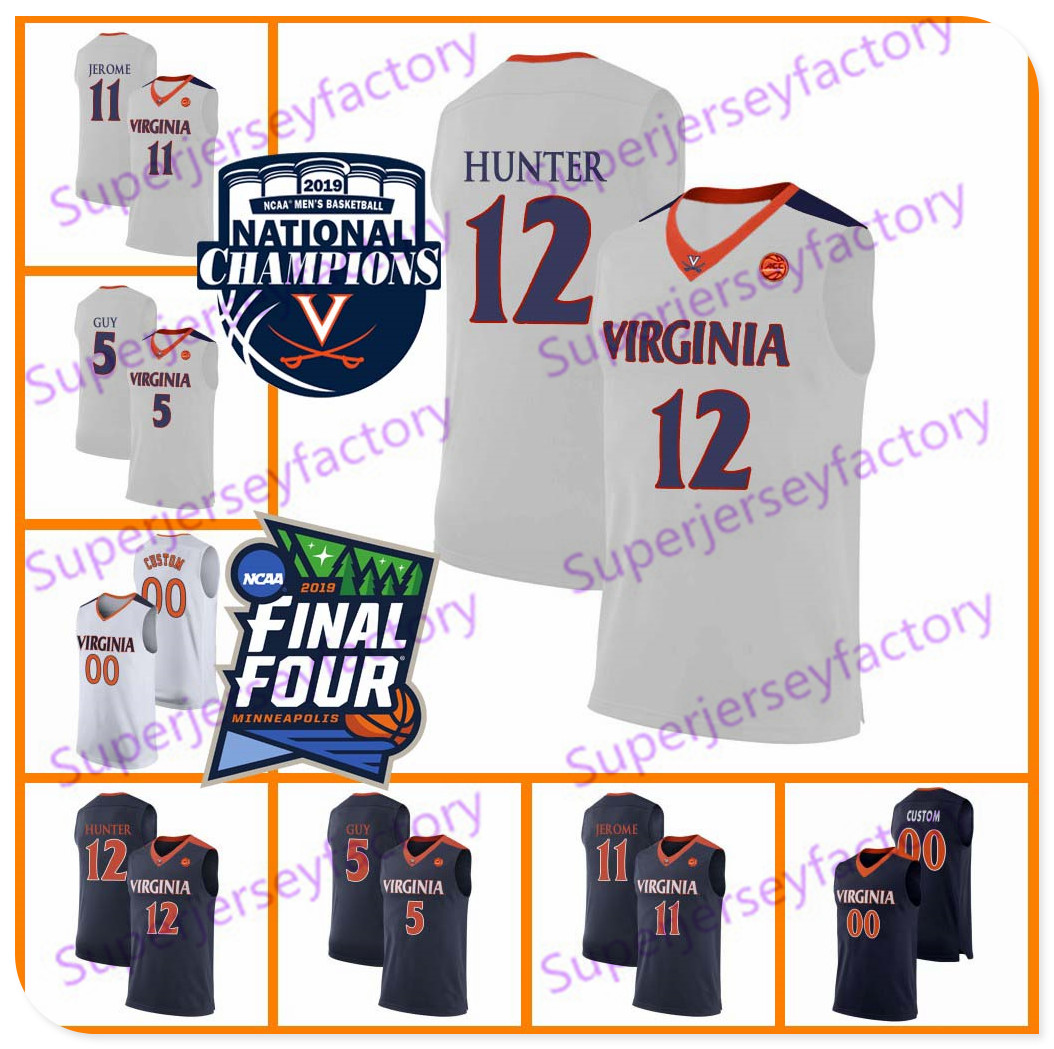 2019 Champions Virginia Cavaliers Kyle Guy White Jersey #5 UVA NCAA Final Four #12 DE'ANDRE Hunter Mens Basketball Navy Blue Jerseys S-3XL, 11 navy
2019 Champions Virginia Cavaliers Kyle Guy White Jersey #5 UVA NCAA Final Four #12 DE'ANDRE Hunter Mens Basketball Navy Blue Jerseys S-3XL, 11 navy
