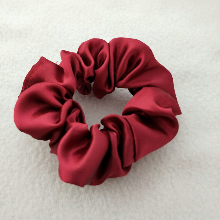 Mix 42 Baby Cheap Solid Color Satin Hair Scrunchies Hairbands Hair Band Children Ring Ponytail Rope Headdress Kids Hair Accessories