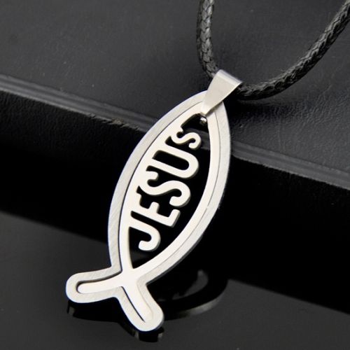 Wholesale lots 10 PCS Cool 2-in-1 Ichthys Fish Christian Symbol Stainless Steel Pendants Necklaces Jesus fish charms Necklaces ST19
Wholesale lots 10 PCS Cool 2-in-1 Ichthys Fish Christian Symbol Stainless Steel Pendants Necklaces Jesus fish charms Necklaces ST19