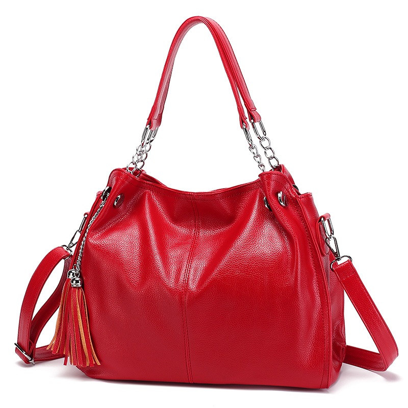 The new handbag European and American fashion handbags big bag ladies handbag shoulder diagonal bag, Red
The new handbag European and American fashion handbags big bag ladies handbag shoulder diagonal bag, Red