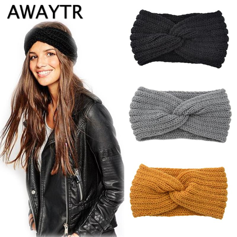 AWAYTR Knitted Knot Cross Headband for Women Autumn Winter Girls Hair Accessories Headwear Solid Color Elastic Hair Accessories
AWAYTR Knitted Knot Cross Headband for Women Autumn Winter Girls Hair Accessories Headwear Solid Color Elastic Hair Accessories