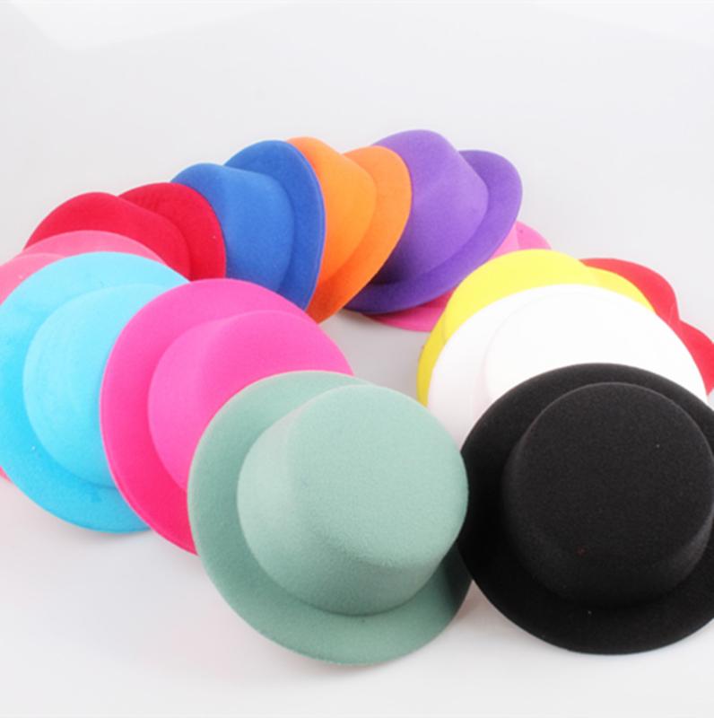 Free shipping 5.2"(13cm) 12 color mini top fascinator hats, party hats,DIY hair accesspries 12pieces/lot MH0084654550