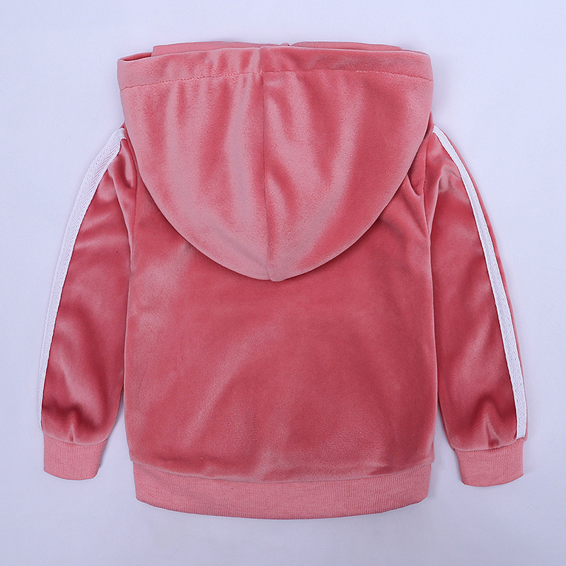 Fashion Spring Autumn Kids Cotton Clothes Baby Boy Velvet Hoodies Pants 2Pcs/sets Infant Outfit Children Toddler Casual suit set