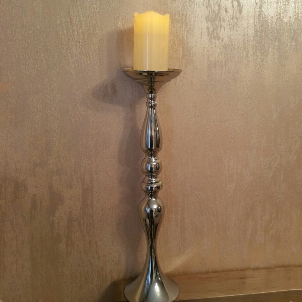 Metal Candle Holders 50cm20quot Flower Vase Rack Candlestick Wedding Table Centerpiece Event Road Lead Candle Stands