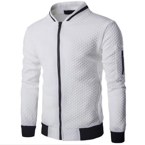 Mens Veste Homme Bomber Fit Argyle Zipper Jacket Casual Jacket 2019 Autumn New Trend White Fashion Male Jackets Clothes, Black;brown
Mens Veste Homme Bomber Fit Argyle Zipper Jacket Casual Jacket 2019 Autumn New Trend White Fashion Male Jackets Clothes, Black;brown