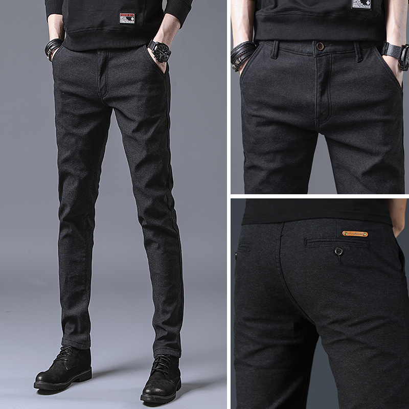 Januarysnow Brand Designer Men's Multicolor Casual Pants Business Fashion Elastic Solid Color Slim Fit Trousers Male Brand Clothes, Blue2
Januarysnow Brand Designer Men's Multicolor Casual Pants Business Fashion Elastic Solid Color Slim Fit Trousers Male Brand Clothes, Blue2