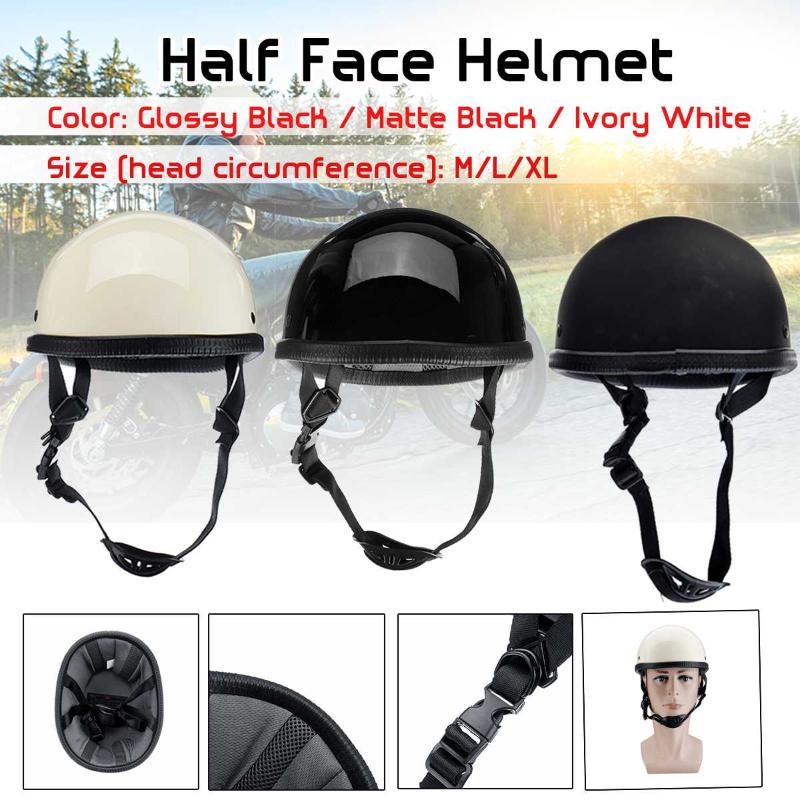 Dot Motorcycle German Style Half Face Helmet Motocross Chopper Biker M/L/XL 
Dot Motorcycle German Style Half Face Helmet Motocross Chopper Biker M/L/XL