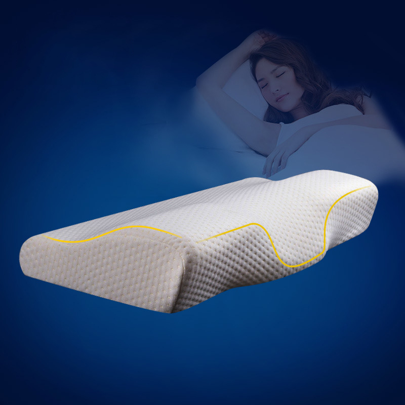 Memory Bedding Pillow Neck protection Slow Rebound Memory Butterfly Shaped Health Cervical Neck pillows for neck pain sleeping3990652