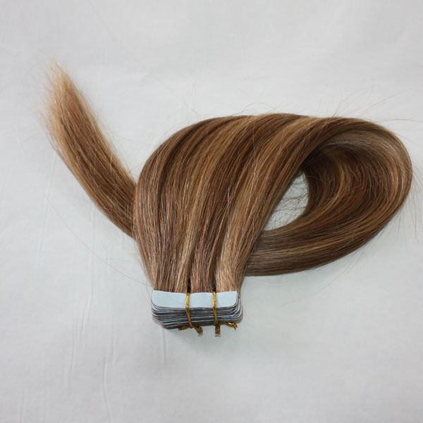 100 tape human hair extensions tape in hair mixed color 150g 60pcs 50g pack peruvian hair blonde double sides adhesive
