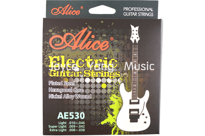Alice AE530-L/SL/XL Electric Guitar Strings Plated Steel Hexagonal Core Nickel Alloy Wound Gold-Plated Ball-End Strings
Alice AE530-L/SL/XL Electric Guitar Strings Plated Steel Hexagonal Core Nickel Alloy Wound Gold-Plated Ball-End Strings