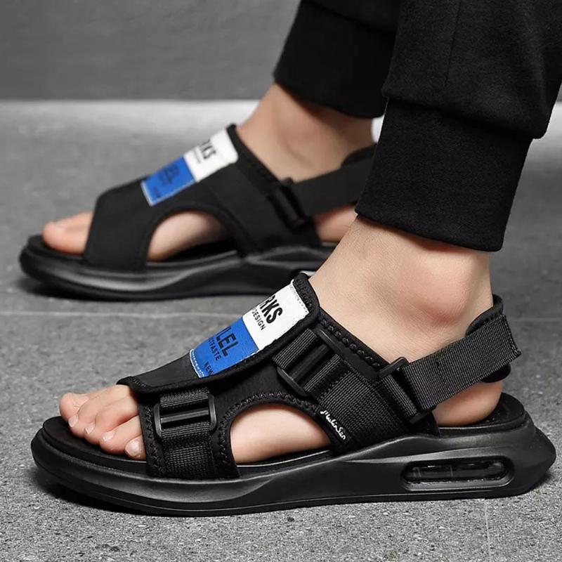 summer casual men elastic air cushion sandals hipster buckle slippers comfortable non-slip wear-resistant sandals women1