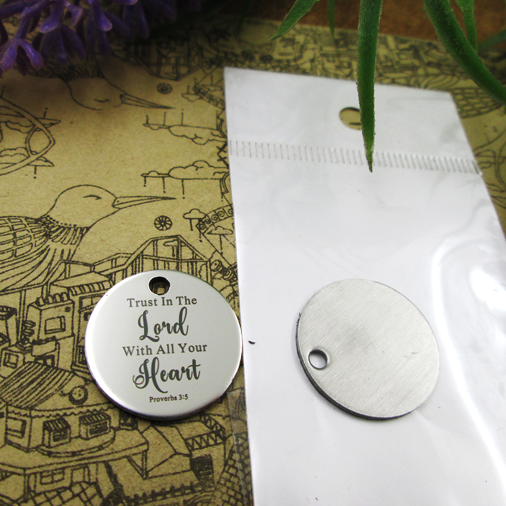 40pcs--"trust in the lord with all your heart"stainless steel charms more style for choosing DIY Charms pendants for necklace
40pcs--"trust in the lord with all your heart"stainless steel charms more style for choosing DIY Charms pendants for necklace