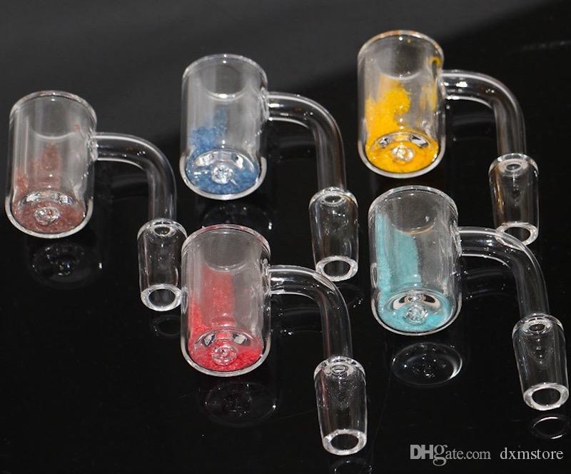 Quartz Banger Thermochromic thermal Banger color sand Insert Double 14mm Quartz Banger 10mm 18mm Male Female domeless nail dab Oil rig Bong
Quartz Banger Thermochromic thermal Banger color sand Insert Double 14mm Quartz Banger 10mm 18mm Male Female domeless nail dab Oil rig Bong